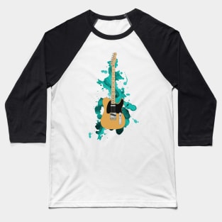 T-Style Electric Guitar Butterscotch Color Baseball T-Shirt